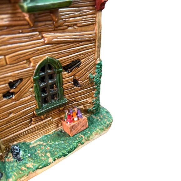 Lemax Zelda's Witch & Wizard Supply House Halloween Village WITH LIGHT WORKS - Picture 7 of 16